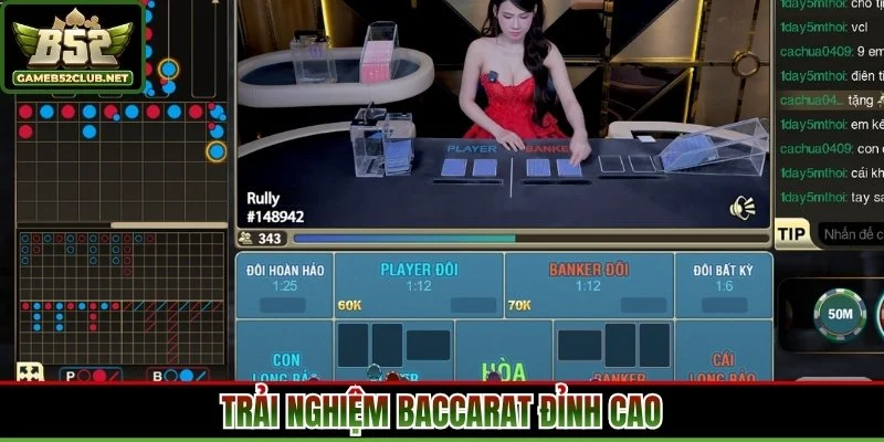 Trải nghiệm Baccarat đỉnh cao