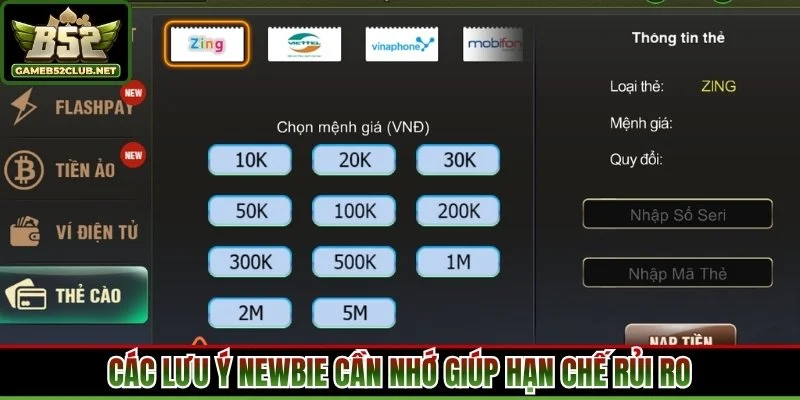 Các lưu ý newbie cần nhớ giúp hạn chế rủi ro
