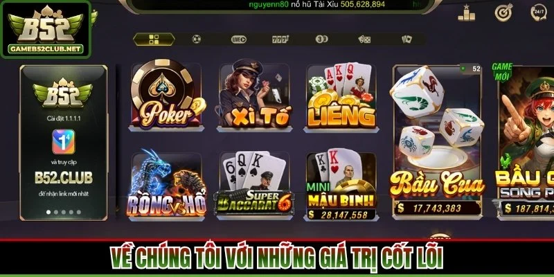 Về chúng tôi với những giá trị cốt lõi