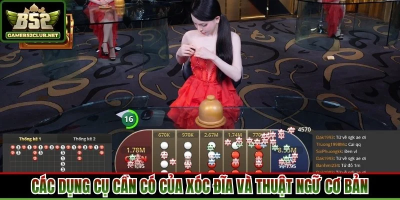 Các dụng cụ cần có của xóc đĩa và thuật ngữ cơ bản